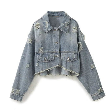 Chaqueta vaquera corta Snay