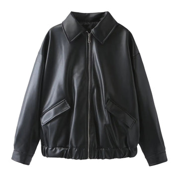 Chaqueta con borde de medianoche