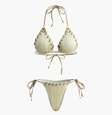 Bikini con flecos
