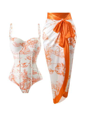 Traje de baño con cordones