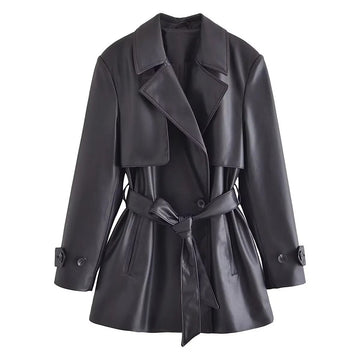 Chaqueta de cuero Elentri