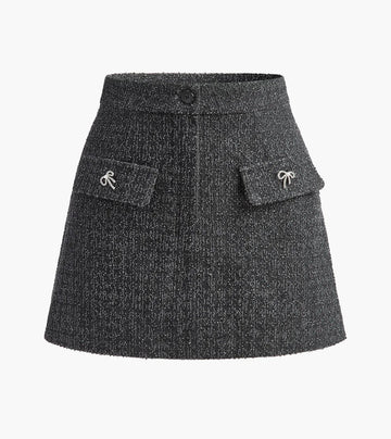 Glitter Mini Skirt