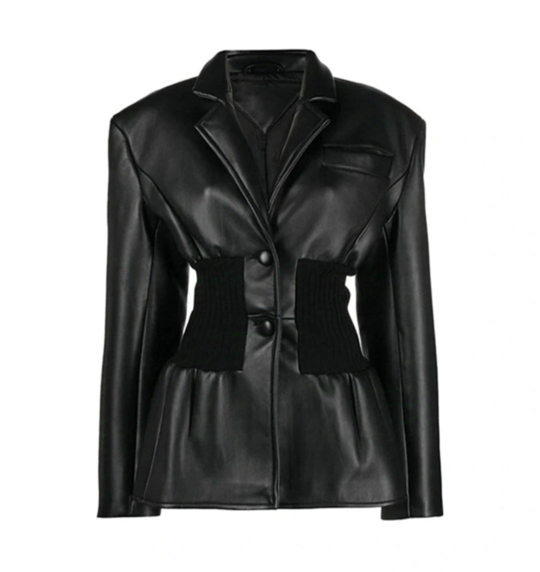 Chaqueta de cuero Lusad