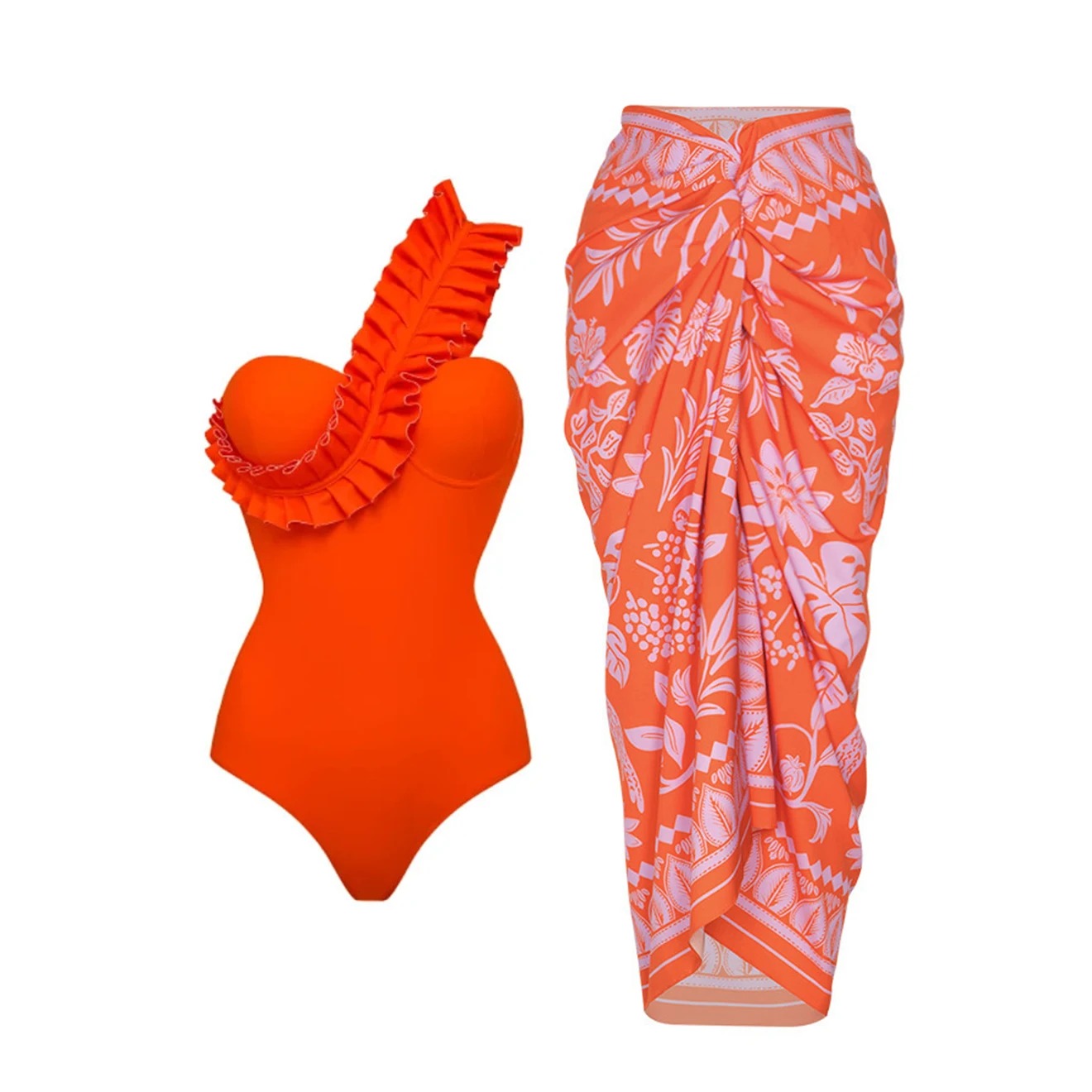 Traje de baño con borlas