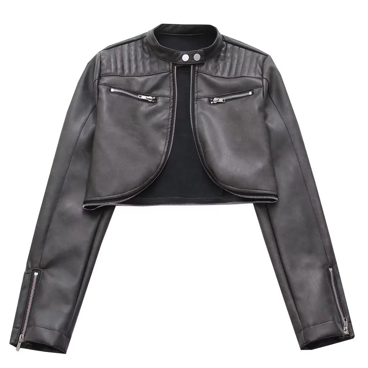 Chaqueta de cuero retro