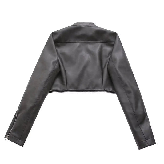 Chaqueta de cuero retro